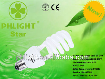 Half Spiral E27/B22 20W/24W/26W Enegy Saver Lamp New Product On China Market