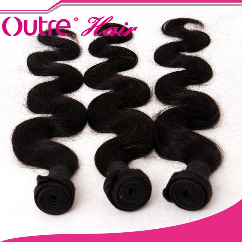 Instock 100g/PCS 6A Unprocessed Brazilian Virgin Human Hair Extension Body Wave 100% Wavy Virgin Human Hair Weave