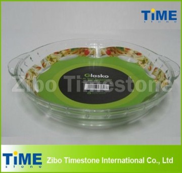 2.5L Borosilicate Round Glass Baking Dish