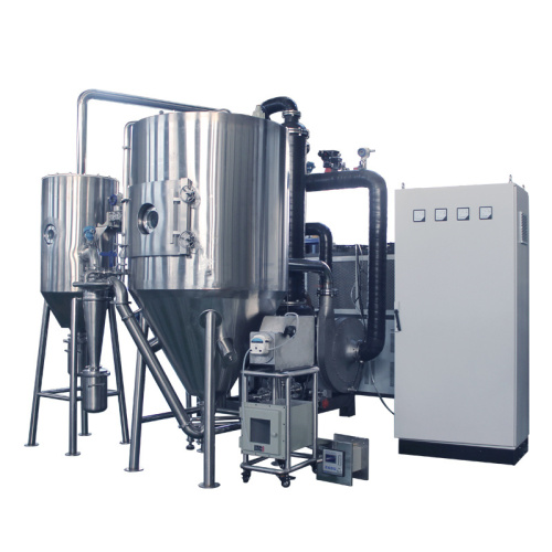 Organic solvent Closed low temperature spray dryer