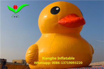 Commercial giant inflatable yellow promotion duck for advertising 14mH