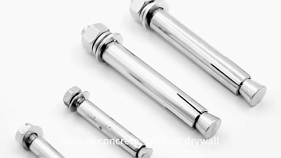 Din Standard Stainless Steel through Bolt Ground Anchor System of Inch Measurement Iron Material