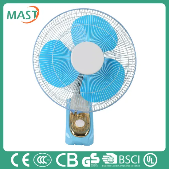 2016 new design 16 Inches Blue Wall fan With Brushless Motor for household made in MAST