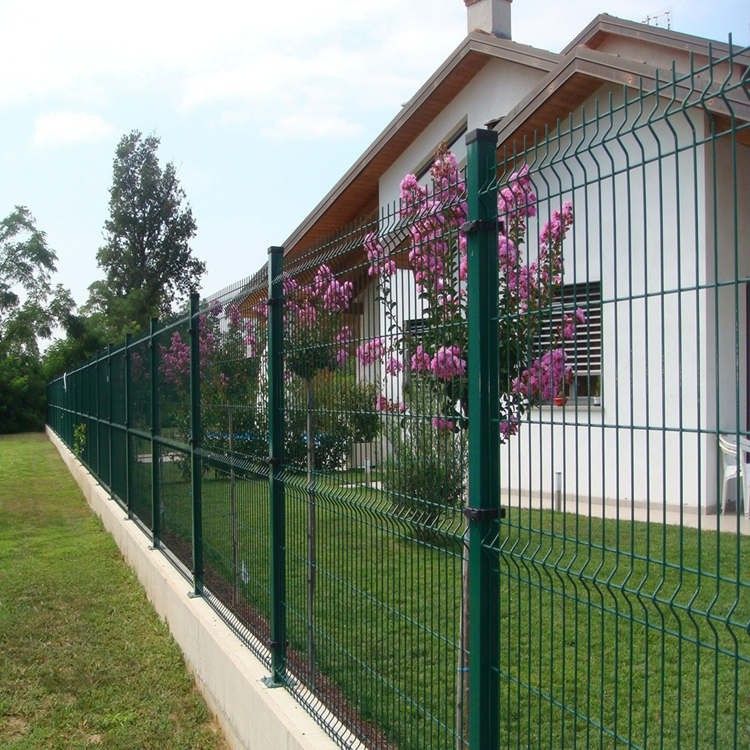 Anti climb welded wire mesh fence