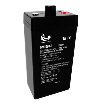 Rechargeable 2V 200AH SLA Deep Cycle Gel Battery