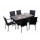 outdoor 5pc rattan dining set