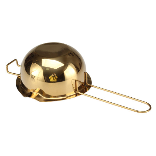 PVD gold stainless steel chocolate melting bowl