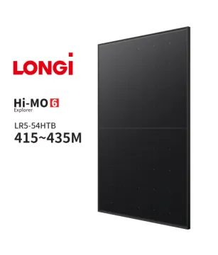 LONGI Hi-MO 6 Explorer LR5-54HTB 415-435W All Black Solar Panel