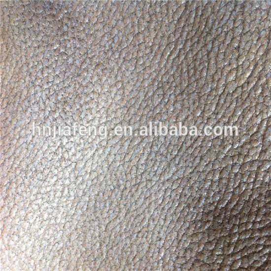 bronzing suede PU warp knitting fabric sofa fabric