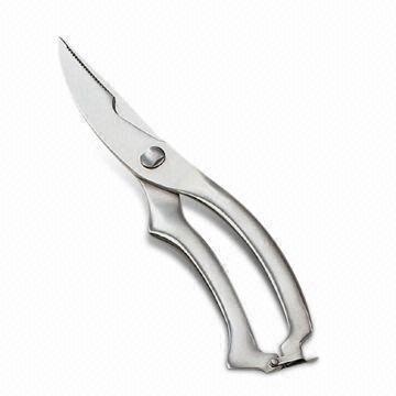 Kitchen Scissors with 3mm Thickness, Made of 420 Stainless Steel