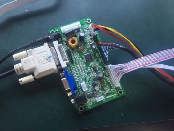 LCD monitor controller board support PWM backlight adjusting