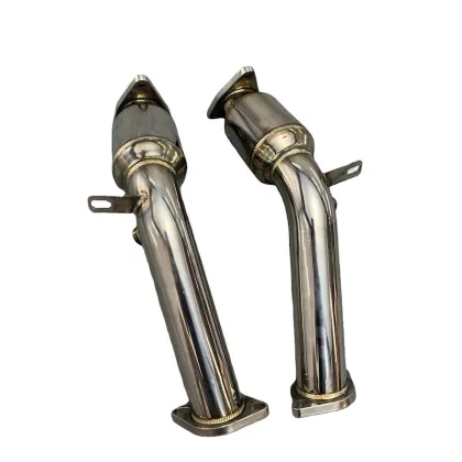 Stainless Steel Downpipe with Catalyst for Infiniti G37 - Boost Momentum and Sound