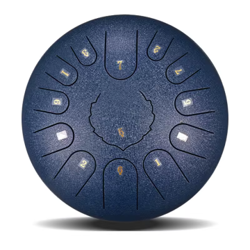 Steel Tongue Drum: 6 Inch, 11 Notes Hand Drum Set with Bag and Sticks - Ideal for Music Education and Entertainment