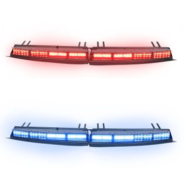 Blue/Red/Amber White LED Emergency Visor Lights with Strobe Function