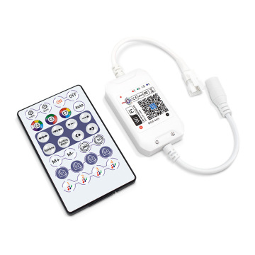 Pengontrol WiFi untuk strip LED WS2811, SK6812, WS2812B dengan aplikasi iOS/Android dan kompatibilitas Alexa/Google