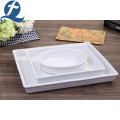 Wholesale White Wave Lace Ceramic Baking Tableware Set