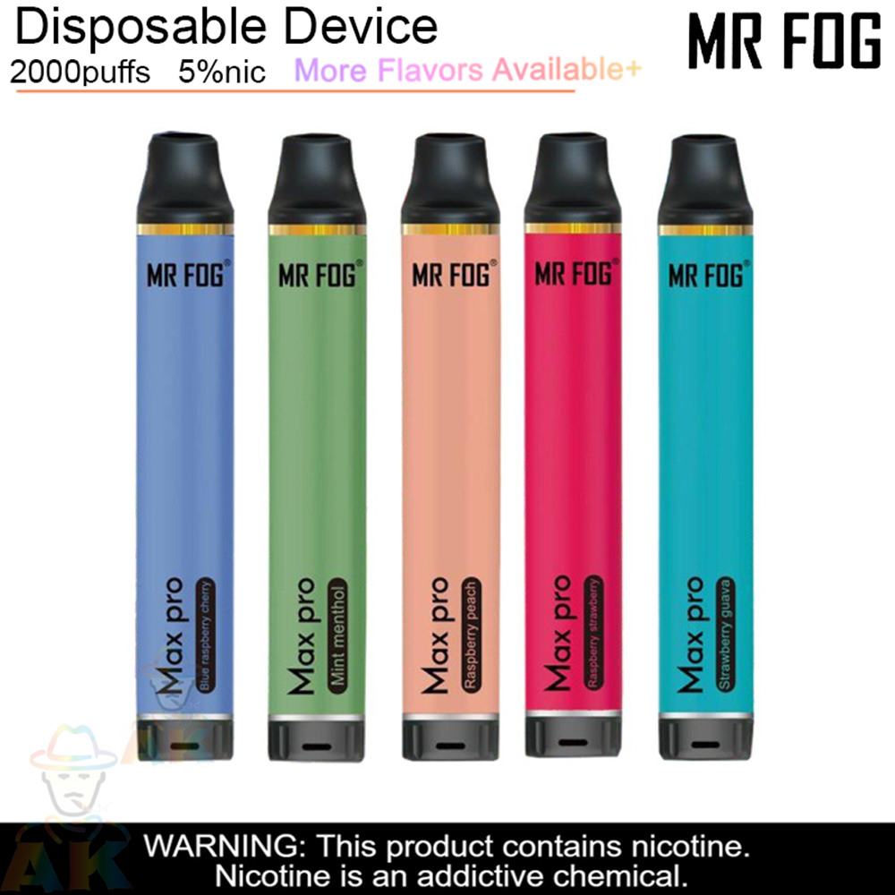 Mr Fog Max PRO 2000 Puffs | Venta al por mayor