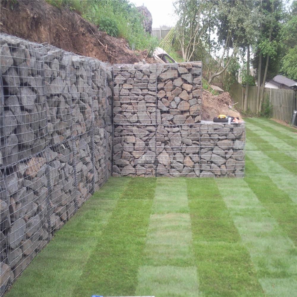 Wire Mesh Box Galvanized Gabion Basket Retaining Wall