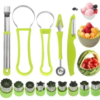 Hot Sale 14 PCS DIY Fruit Vegetable Carving Cutter Tools Set