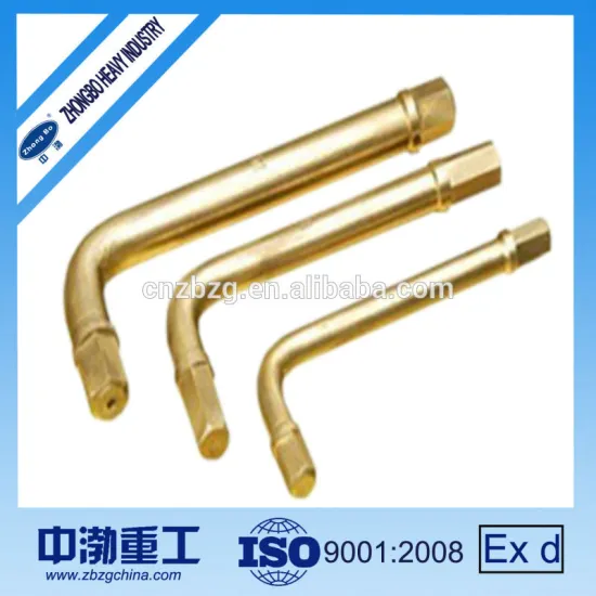 Forging znic galvanizing aluminium & Beryllium bronze T-type Hex Key,Non Sparking Safety Tools for Petroleum