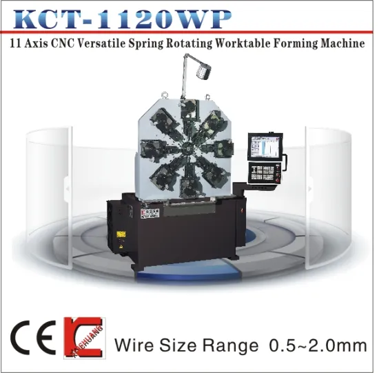 2mm 11 Axis Versatile Spring Rotating Workable Forming Machine& Tension/Torsion Spring Machine