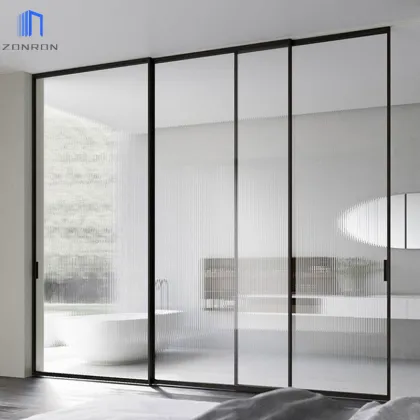 Customized Aluminum Sliding Doors and Windows: Zonron Factory's Large Glass Sliding Door Solutions