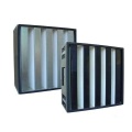 610-610-292mm Mini Pleat V-Bank Kombine H14 HEPA Filtresi