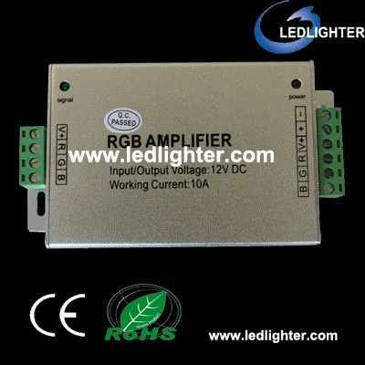 Single Remote Control 180w / 10a Amplifier Rgb Led Controllers Lr-amp-a