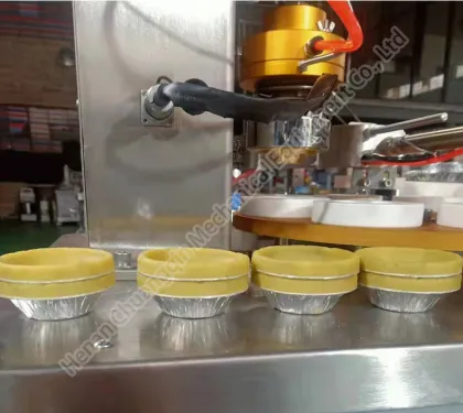 Semi-Automatic Egg Tart Machine: Manual Egg Tart and Crust Making Machine