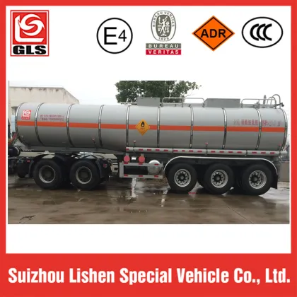 Liquid ammonium nitrate transport trailer