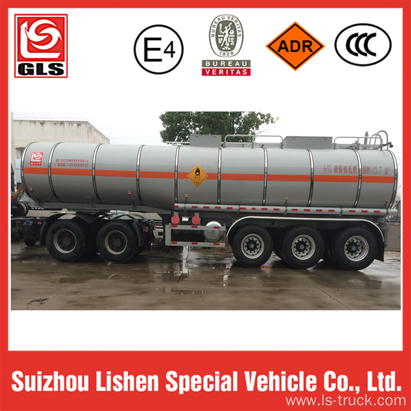 Liquid ammonium nitrate transport trailer