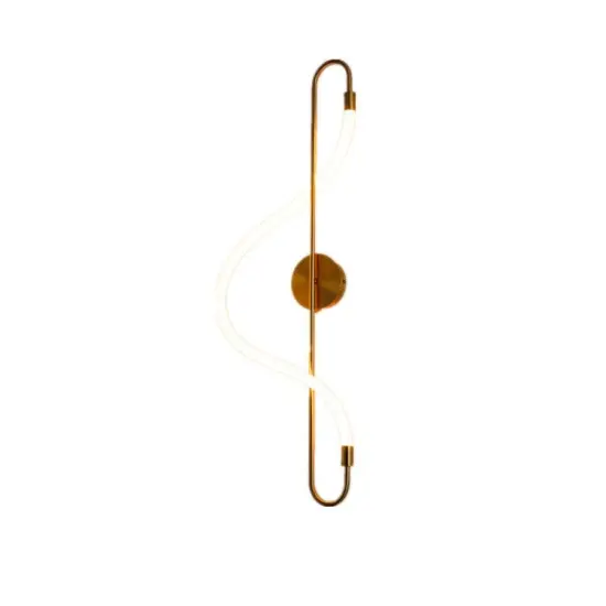 INSHINE Crooked Strip Brass Wall Lamp