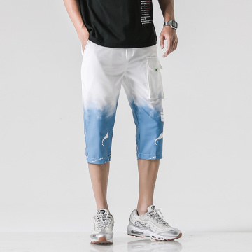 Baggy strandbroek met veters voor heren