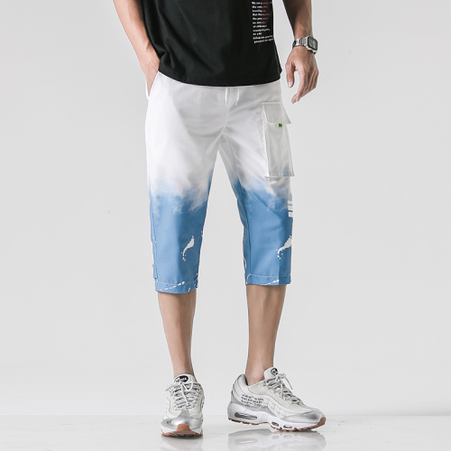 Fashion Men's baggy lace-up beach pants