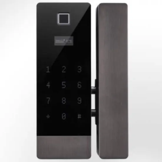 Office Glass Door Slim Smart Door Lock