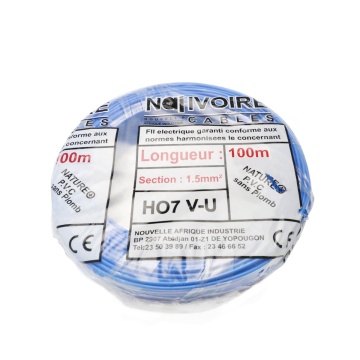 1.5mm كابل كهربائي نحاسي نقي لغرب إفريقيا