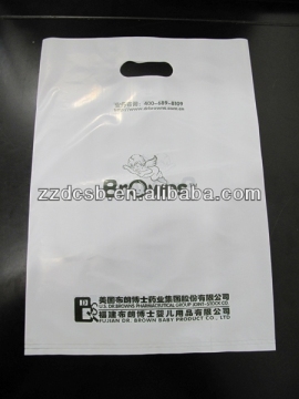 Customized Die Cut Handle Plastic Shopping Bag