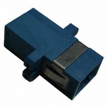Fiber-optic adapter, SC footprint, UPC polishing type, ceramic sleeves, SC/LC/FC/ ST available