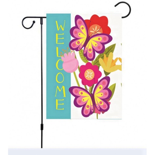 Burlap Garden Flag Diy Outdoor Decor