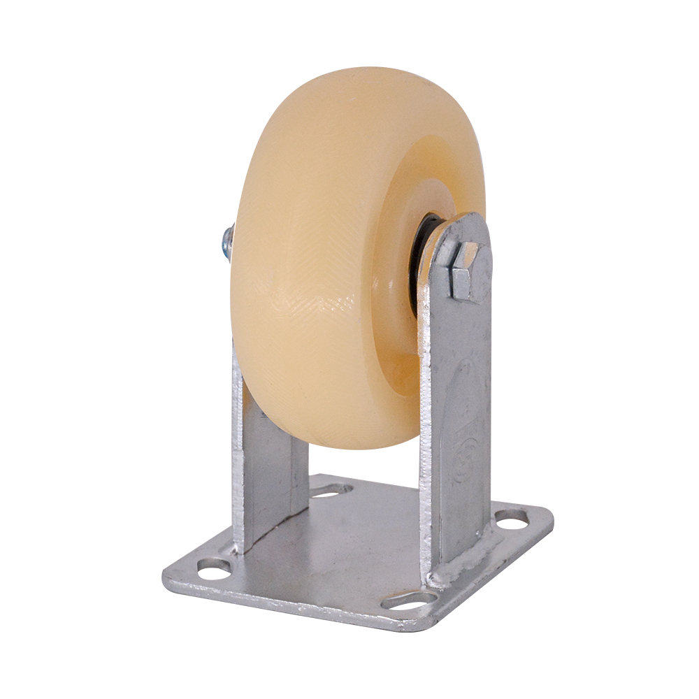 5 Inch Nylon Industrial Fixed Caster Wheels