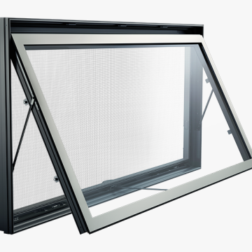 Custom Aluminum Frame Awning and Top Hung Windows for Hotels and Restaurants