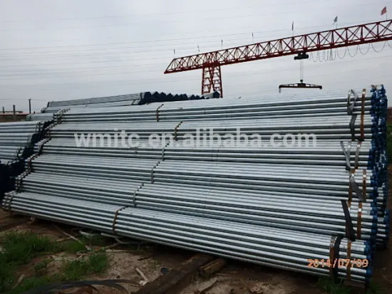 Hot dipped galvanized pipes ASTM A53 Grade A/B