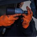 Guantes de examen Guantes de naranja libres de polvo