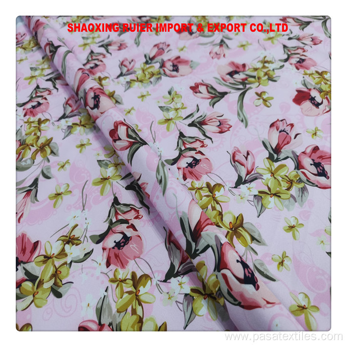 Luxury 100% Polyester Taffeta Custom print fabric