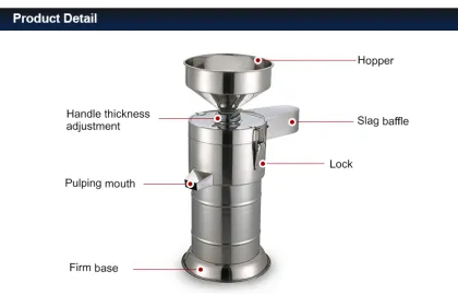 High Thermal Efficiency Stainless Steel FDM Soybean Grinder Machine FDM-100