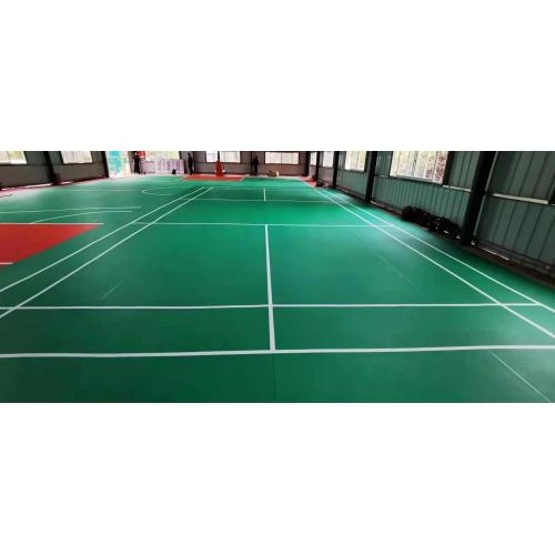 PVC badminton flooring mats with BWF certificates
