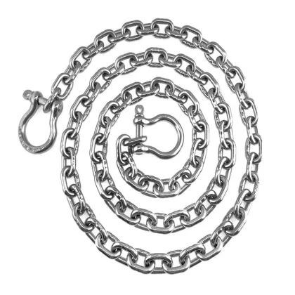 Factory Direct Sales Anchor Link Chain Marine Stainless Steel Swivel Anchor Chain For Ship