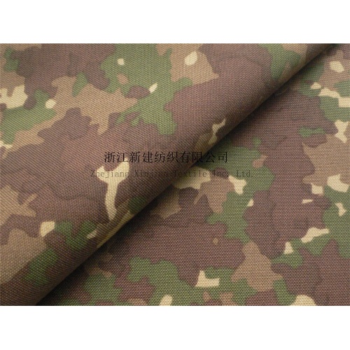 1000D Nylon Cordura Camouflage PU Coating Fabric