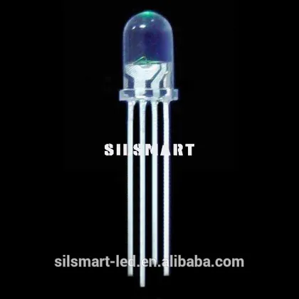 High birghtness 5mm LED diodes, LED Diodes with 4pins