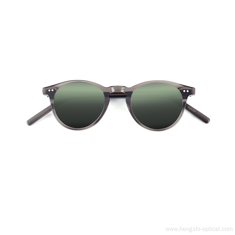 Unisex Custom New Fashion Luxury Vintage Men Women Cellulose Acetate Sunglasses Polarized